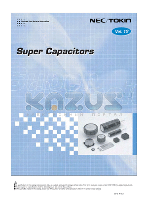 FMC0H334ZFTP datasheet - Super Capacitors