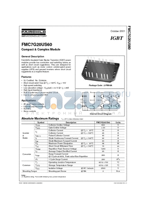 FMC7G20US60 datasheet - Compact & Complex Module