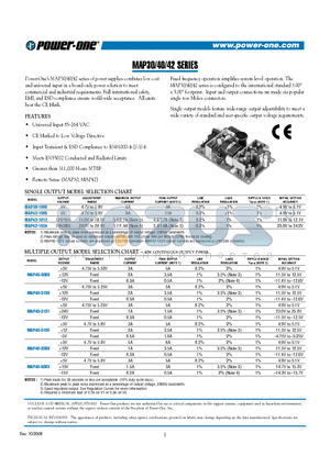 MAP30-1005 datasheet - Universal Input 85-264 VAC