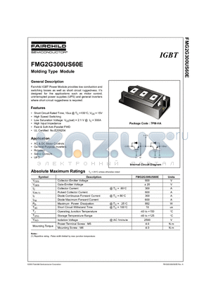 FMG2G300US60E datasheet - Molding Type Module