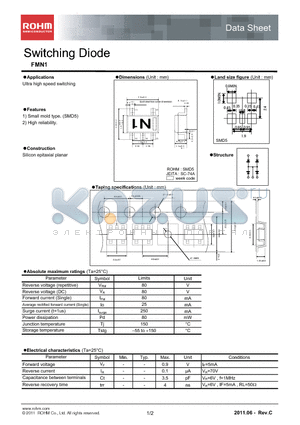 FMN1 datasheet - Switching Diode