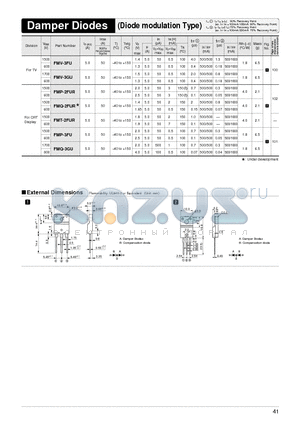 FMP-2FUR datasheet - Damper Diodes (Diode modulation Type)