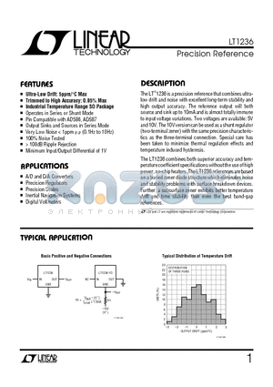 LT1236ACN8-10 datasheet - Precision Reference