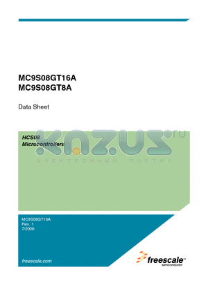 MC9S08GT8AM datasheet - Microcontrollers