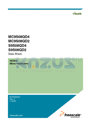 MC9S08QD4_07 datasheet - 8-Bit HCS08 Central Processor Unit (CPU)