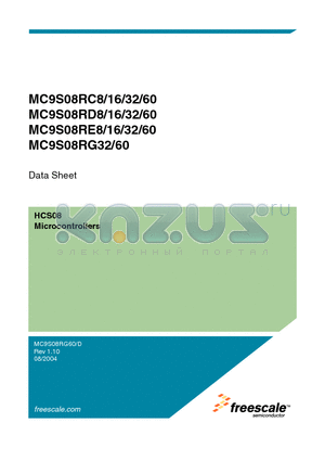 MC9S08RC32FG datasheet - Microcontrollers