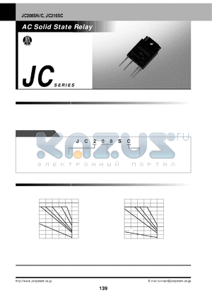 JC208SN datasheet - AC Solid State Relay