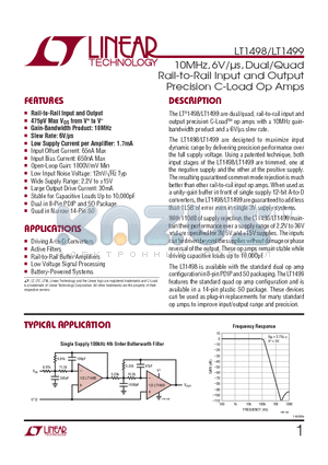 LT1498CN8TR datasheet - Driving A-to-D Converters