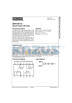 MM74HCT32MX-NL datasheet - Quad 2-Input OR Gate