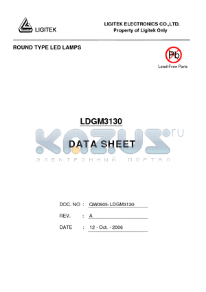 LDGM3130 datasheet - ROUND TYPE LED LAMPS