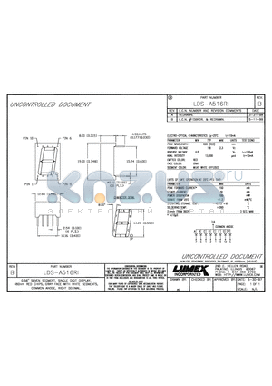 LDS-A516RI datasheet - LDS-A516RI