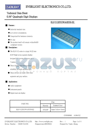 ELF-512SYGWA-S530-E2 datasheet - 0.56