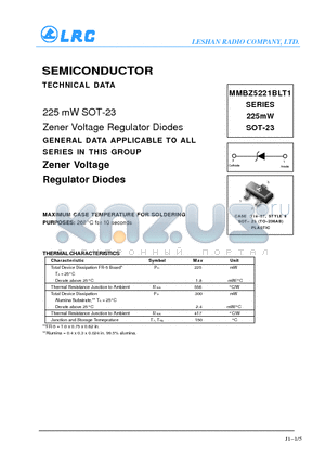 MMBZ5228BLT1 datasheet - SEMICONDUCTOR