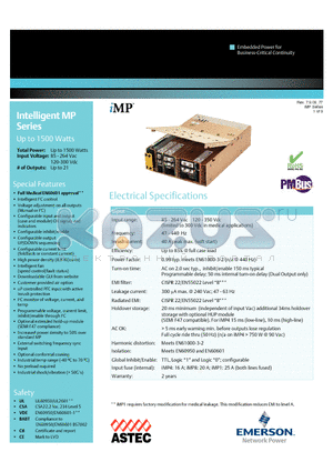 IMP4-3L0-2E2-1Q1-4LL054-A datasheet - Up to 1500 Watts