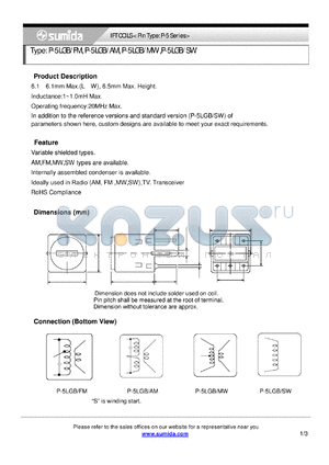 P5-110-NP datasheet - IFT COILS