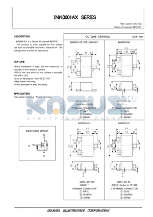 INK0001AX datasheet - Silicon N-channel MOSFET