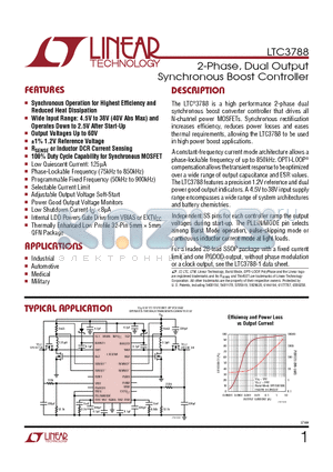 LTC3788EUHTRPBF datasheet - 2-Phase, Dual Output Synchronous Boost Controller