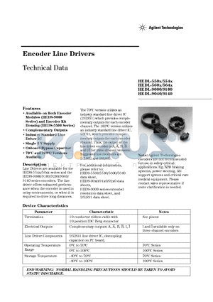 HEDL-5645-G06 datasheet - Encoder Line Drivers