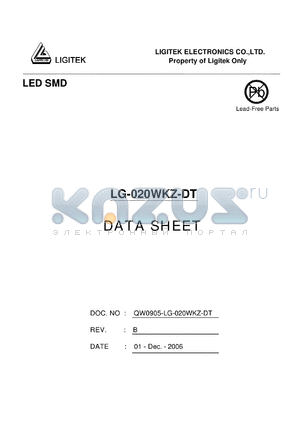 LG-020WKZ-DT datasheet - LED SMD