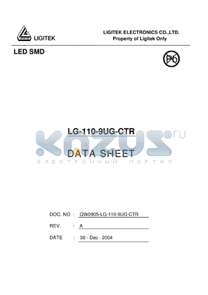 LG-110-9UG-CTR datasheet - LED SMD