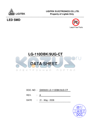 LG-110DBK-9UG-CT datasheet - LED SMD