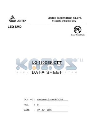 LG-110DBK-CT-T datasheet - LED SMD
