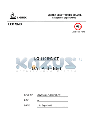 LG-110E-G-CT datasheet - LED SMD