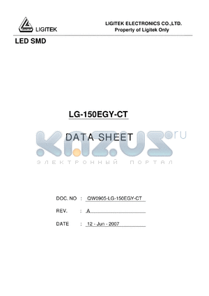 LG-150EGY-CT datasheet - LED SMD