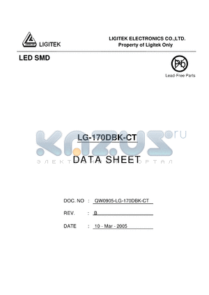 LG-170DBK-CT datasheet - LED SMD