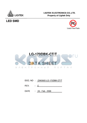 LG-170DBK-CT-T datasheet - LED SMD