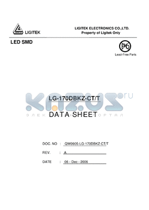 LG-170DBKZ-CT-T datasheet - LED SMD