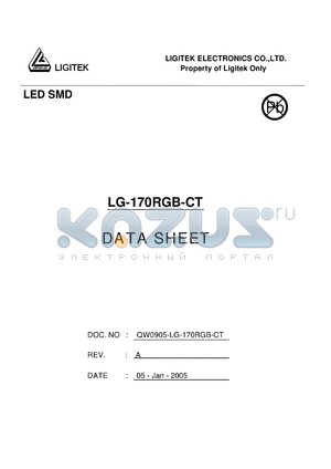 LG-170RGB-CT datasheet - LED SMD