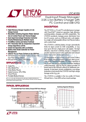 LTC4090 datasheet - Dual-Input Power Manager