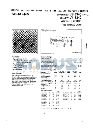 LG3340-M datasheet - T1(3mm) LED LAMP