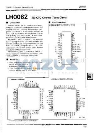 LH0082B datasheet - Z80 CTC Counter Timer Circuit