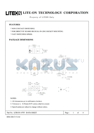 LTH-301-07P3 datasheet - Property of LITE-ON Only