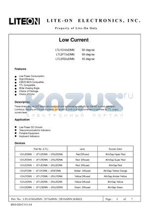 LTL1CHJFDNN datasheet - Property of Lite-On Only