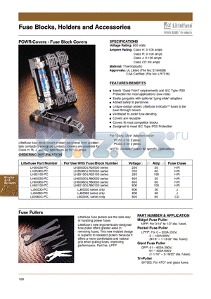 LH60060-PC datasheet - Fuse Blocks, Holders and Accessories