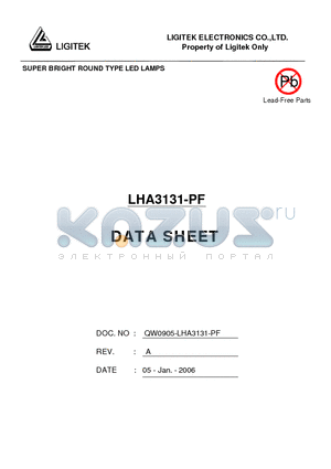 LHA3131-PF datasheet - SUPER BRIGHT ROUND TYPE LED LAMPS