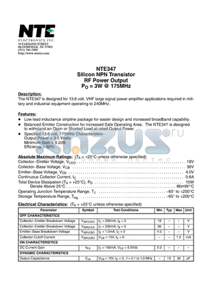 NTE1453 datasheet - Integrated Circuit 2−Channel, Low Noise, Equalizier Amp