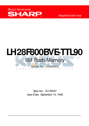 LHF80V01 datasheet - 8M Flash Memory