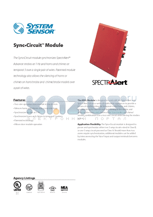 MDL datasheet - Sync Circuit Module