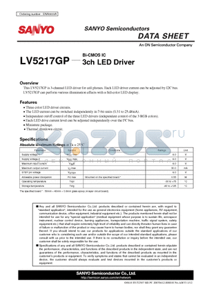 LV5217GP_10 datasheet - 3ch LED Driver