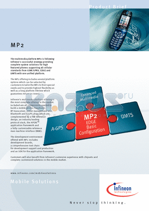 MP2 datasheet - Multimedia Platform