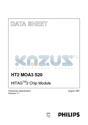 HT2MOA3S20 datasheet - HITAGTM2 Chip Module