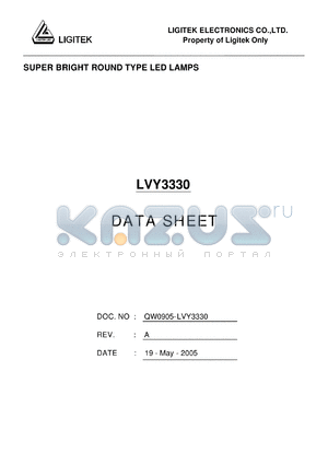 LVY3330 datasheet - SUPER BRIGHT ROUND TYPE LED LAMPS