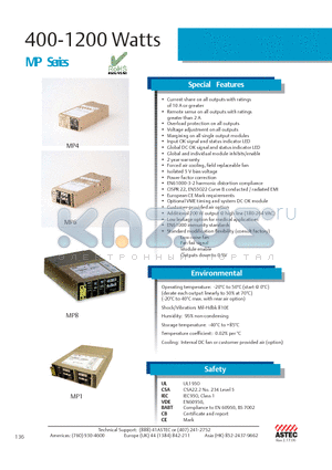 MP6-3W-00 datasheet - Current share on all outputs with ratings of 10 A or greater