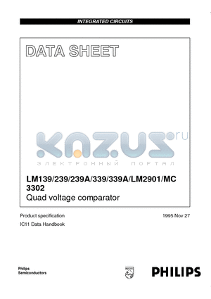 LM239D datasheet - Quad voltage comparator