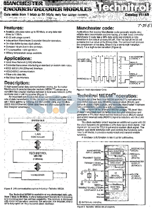 MEDM5300 datasheet - Data sales from 1 mb/s to 50 mb/s very low usage current