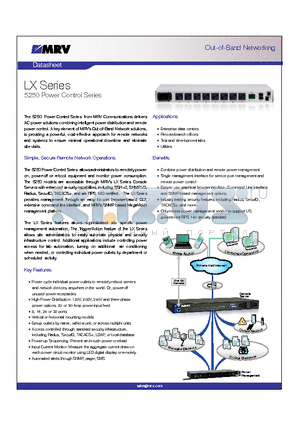 LX-5250-16VEP32 datasheet - 5250 Power Control Series